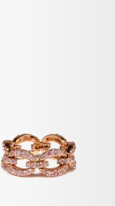 Catena Sapphire & 18kt Rose-gold Ring