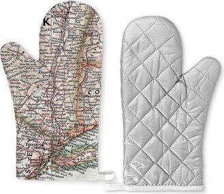 Hudson Valley New York Map Oven Mitt - Kitchen Gift Airbnb Wedding