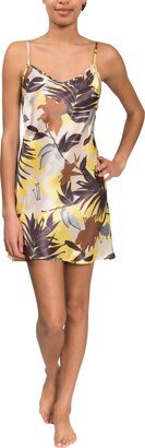 Kimmie Tropical Floral Satin Chemise