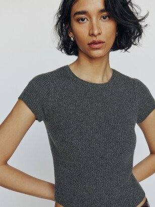 Teo Cashmere Short Sleeve Sweater-AA