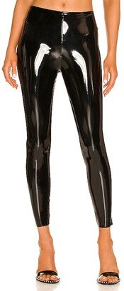 Petite Faux Patent Leather Legging