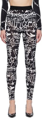 Black Graffiti Leggings