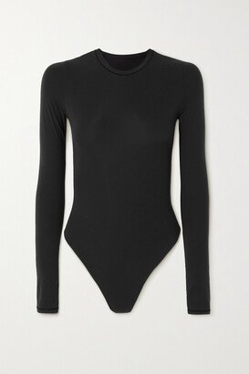 Fits Everybody Long Sleeve Crew Neck Bodysuit - Onyx