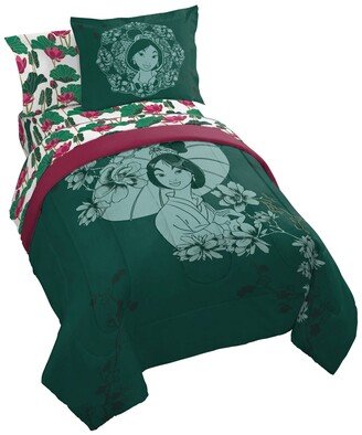 Mulan Umbrella Twin Bed Set, 5 Pieces