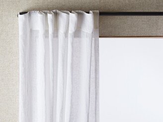 50x84 Washed Linen Sheer Curtain | Washed Linen Curtain | Made