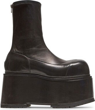 Platform Leather Boots-AA