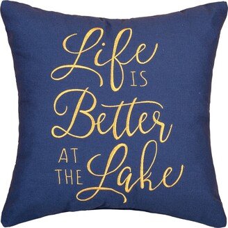 Life Is Better At Lake Pillow