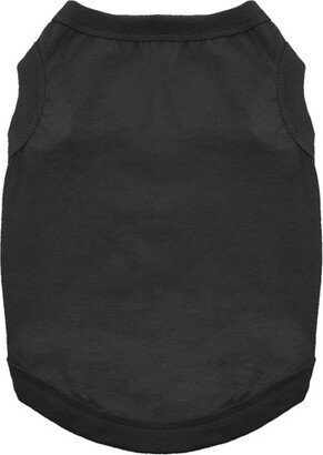 Doggie Design 100% Cotton Dog Tank - Jet Black(X-Large)