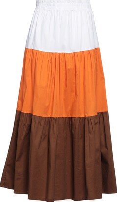 Long Skirt Orange-AB