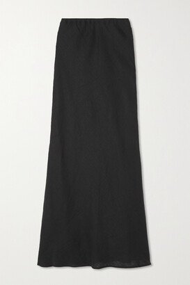 Net Sustain Davina Linen Maxi Skirt - Black