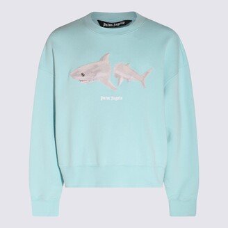 Light Blue Cotton Sweatshirt