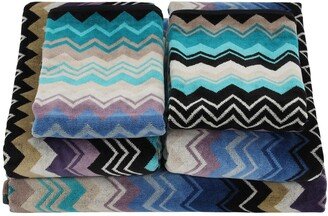 MISSONI HOME COLLECTION Set of 5 Giacomo cotton towels