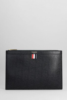 Clutch In Black Leather