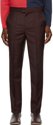 Purple Tapered Trousers