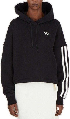 Three Stripe Drawstring Hoodie