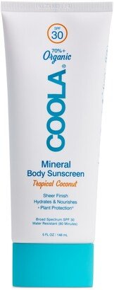 Mineral Body Organic Sunscreen Lotion Spf 30 - Tropical Coconut, 5-oz.