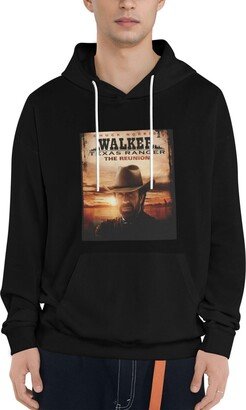 LonnieRMilllard Men Sweatshirt with drawstring hood for Texas movie Ranger Hoodie Casual couple Pullover Pullover Hoodie X-Large Black