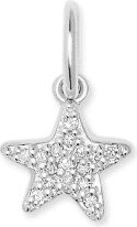 Jae Star Sterling Silver Pave Charm in White Diamond