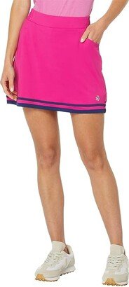 Original Penguin Golf Essential 16 Skort (Fuchsia Red) Women's Skort