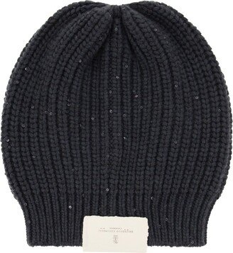 Ribbed Knit Beanie-AH