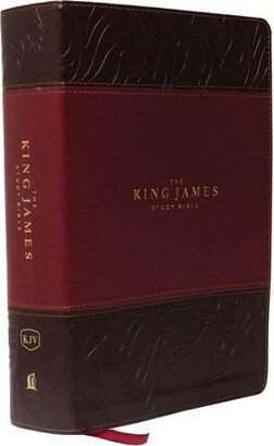 Barnes & Noble Kjv, The King James Study Bible, Leathersoft, Burgundy, Red Letter, Full-Color Edition: Holy Bible, King James Version by Thomas Nelson