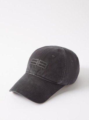 Bb Embroidered-logo Cotton-twill Baseball Cap