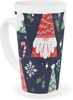 Mugs: Folk Gnomes Tall Latte Mug, 17Oz, Multicolor