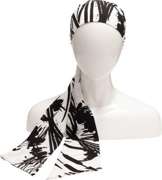 Women's Gigi Headscarf - Black/white