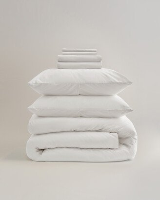 Classic Organic Percale Deluxe Bedding Bundle