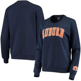 Women's Navy Auburn Tigers Campanile Pullover Sweatshirt