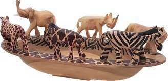 Wooden Safari Bowl