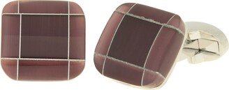 Square Mosaic Cuff Links