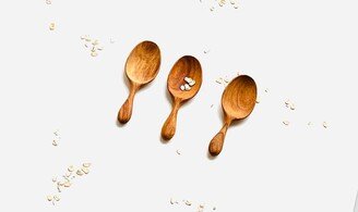 Assorted Handcarved Wooden Spoons, Organic Love Kitchen Utensil, Natural Timber Tableware Handmade, Vintage Spice Crafted Eco Gift