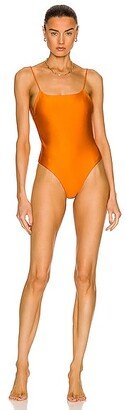 Trophy One Piece Swimsuit in Orange