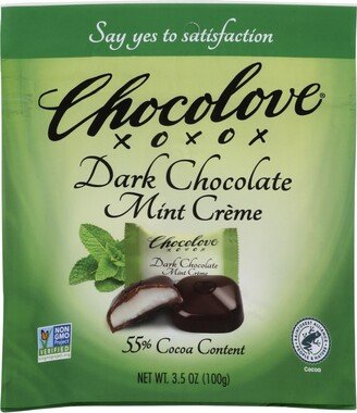 Chocolove - Bites Dark Chocolate Mint Creme - Case of 8-3.5 Oz