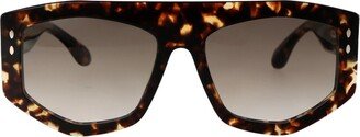 Geometric Frame Sunglasses-AK