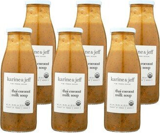 Karine & Jeff Thai Coconut Milk Soup - Case of 6/16.9 oz