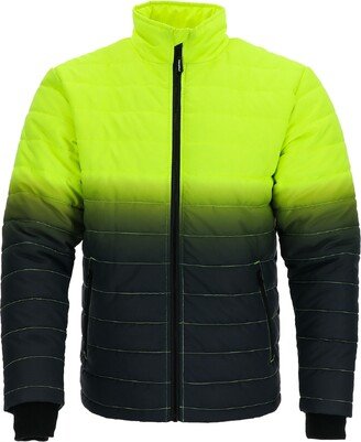 Big & Tall Enhanced Visibility Insulated Quilted Jacket - Big & Tall