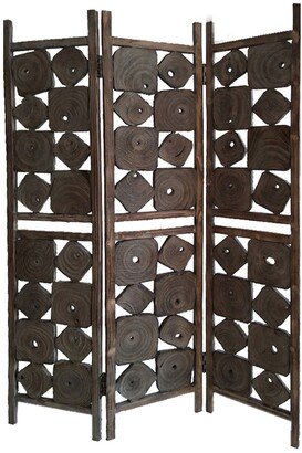 Handcrafted Rustic 3 Panel Glenbrook Screen