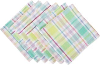 Spring Plaid Napkin, Set of 6