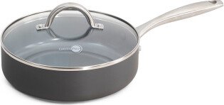 3qt Nonstick Ceramic Covered Saute Pan