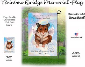 Hamster - Pet Memorial Garden Flag With Personalization Options