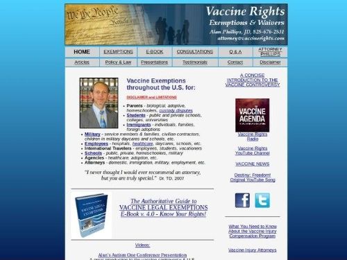 Vaccinerights.com Promo Codes & Coupons