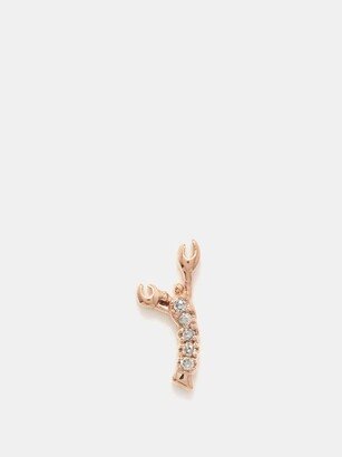 Lobster Diamond & 18kt Rose Gold Charm