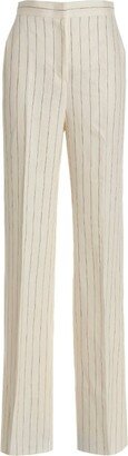 Popoli Striped Straight Leg Pants