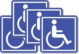 Disability Sign Square Coasters - Set Of 4