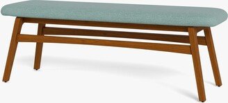 Scandinavian Dining Bench Heather Seafoam