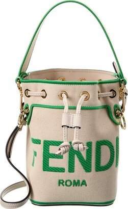 Mon Tresor Mini Canvas Bucket Bag