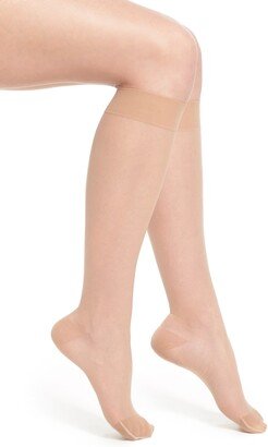 Sheer Compression Knee High Socks