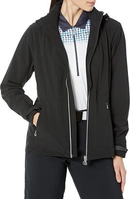 Wind Water-Resistant Jacket (Caviar) Women's Clothing